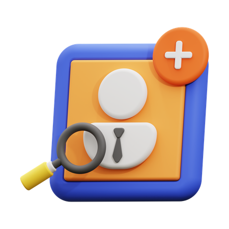 Employee recruitment  3D Icon