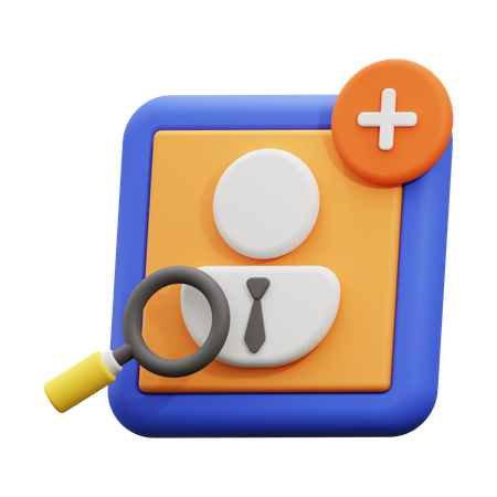 Employee recruitment  3D Icon