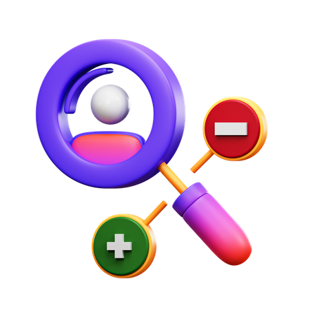 Employee Research  3D Icon