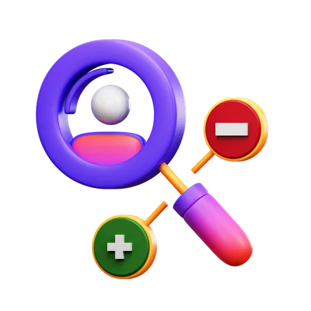 Employee Research  3D Icon