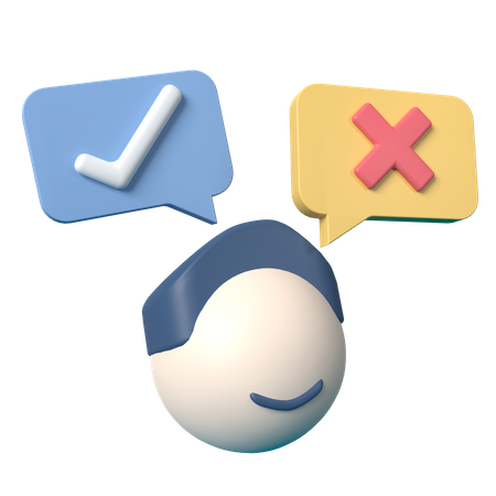 Employee Selection  3D Icon