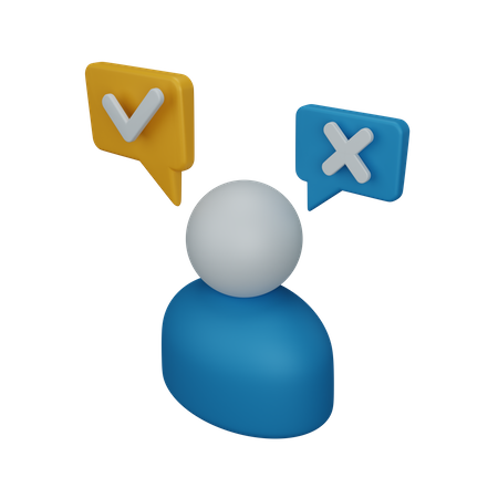 Employee selection 3D Icon