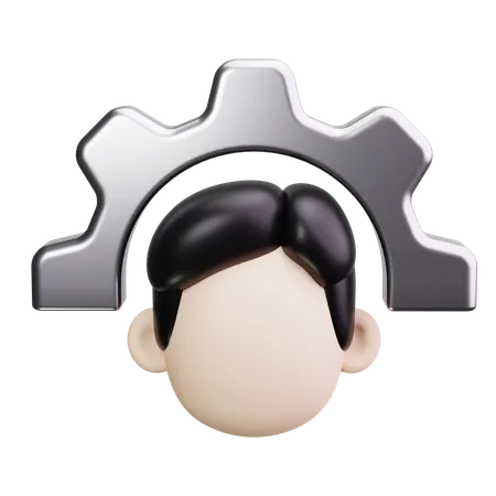 Employee settings  3D Icon