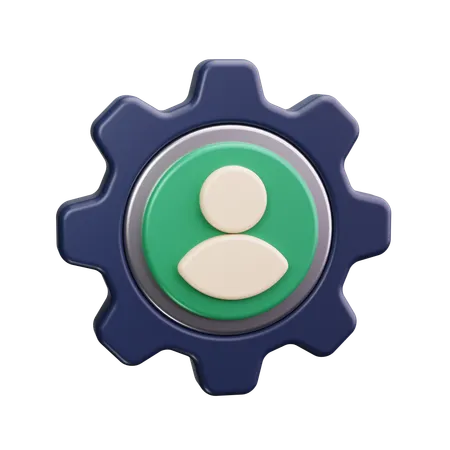 Employee settings  3D Icon