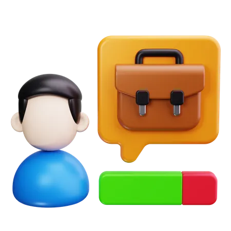 Employee skills  3D Icon