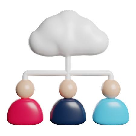 Employee Structure  3D Icon