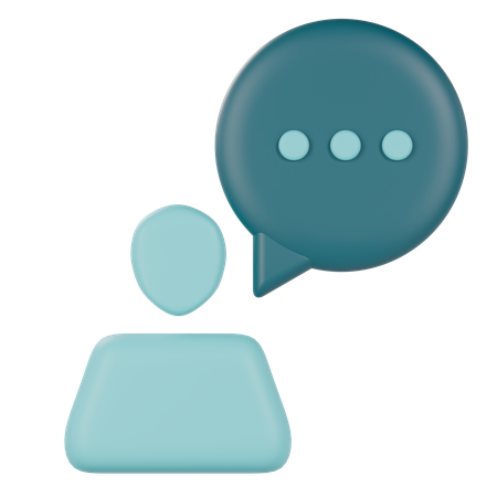 Employee Talk  3D Icon