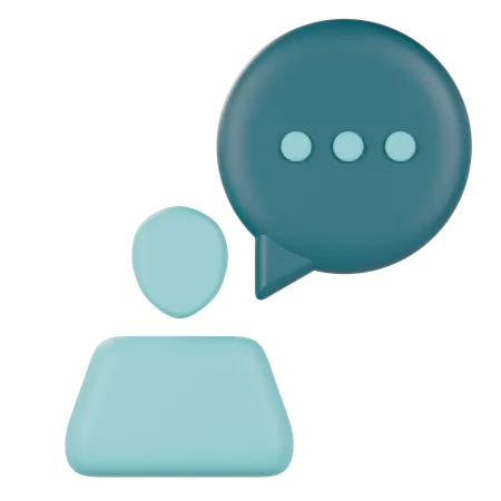Employee Talk  3D Icon