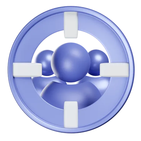 An Icon Representing A 3 D Target Suitable For Targeting Or Goal Oriented Concepts 3D Icon