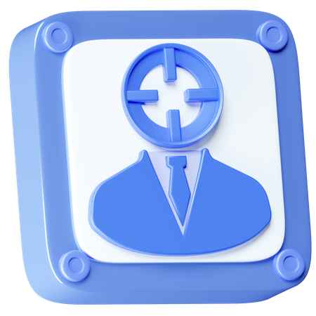 Employee Target  3D Icon