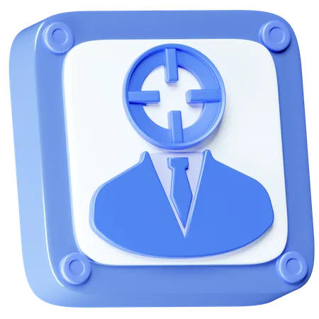 Employee Target  3D Icon