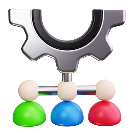 Employee Team  3D Icon