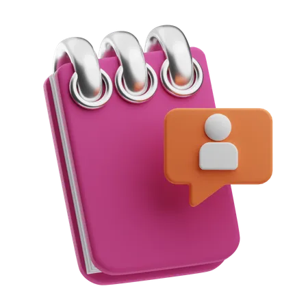 Employees Diary  3D Icon