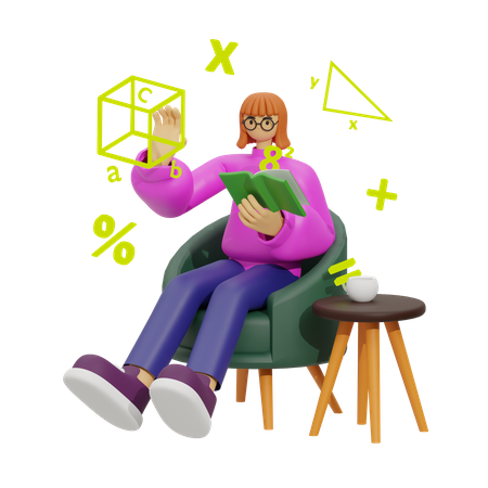 Empowering Math Education  3D Illustration