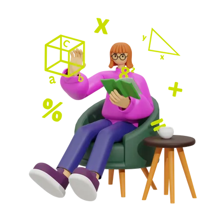 Empowering Math Education  3D Illustration