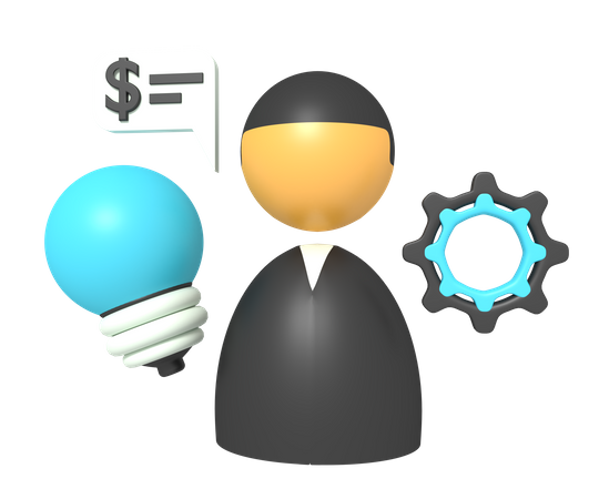 Empreendedorismo  3D Icon