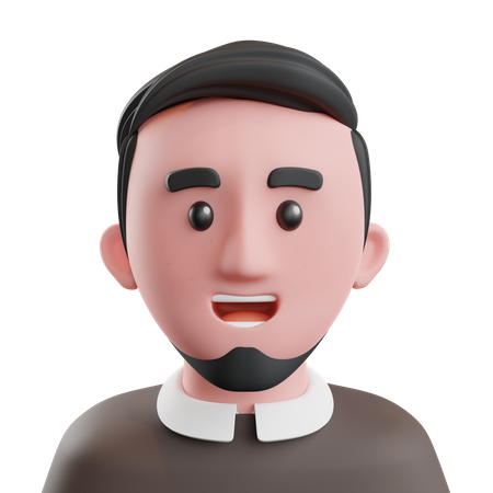 Empregado masculino  3D Icon