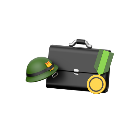 Empregos veteranos  3D Icon