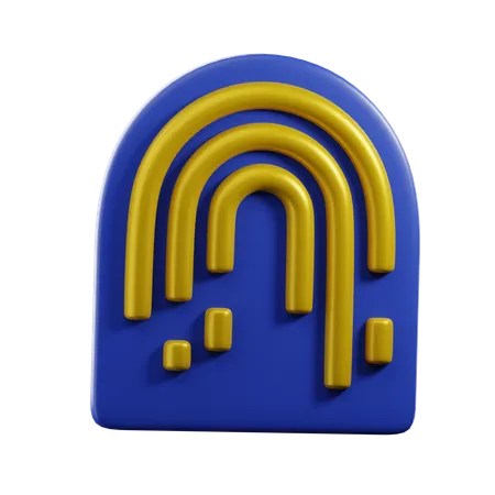 Empreinte digitale  3D Icon