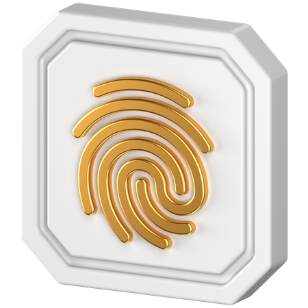 Empreinte digitale  3D Icon