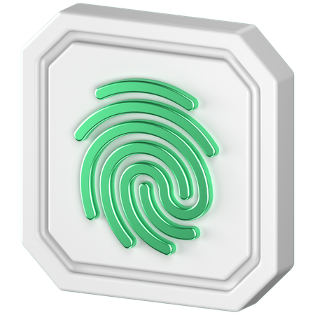 Empreinte digitale  3D Icon