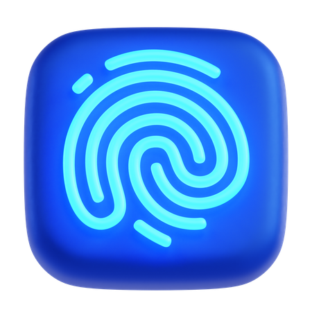 Empreinte digitale  3D Icon