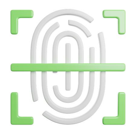 Numérisation d'empreintes digitales  3D Icon