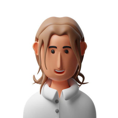 Avatar de empresária  3D Icon