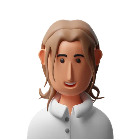 Avatar de empresária  3D Icon