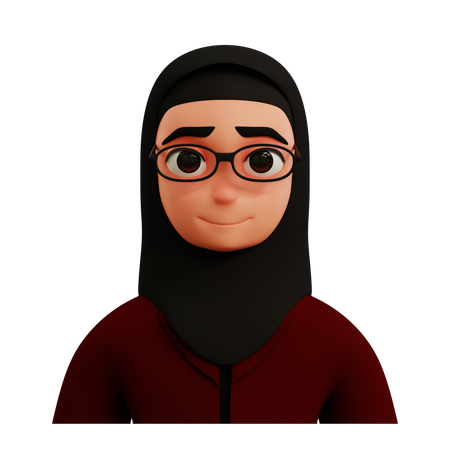 Mujer de negocios en gafas  3D Icon