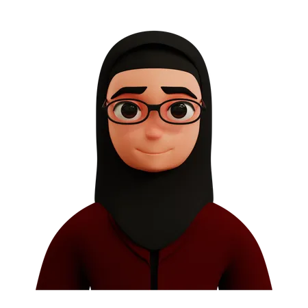 Mujer de negocios en gafas  3D Icon