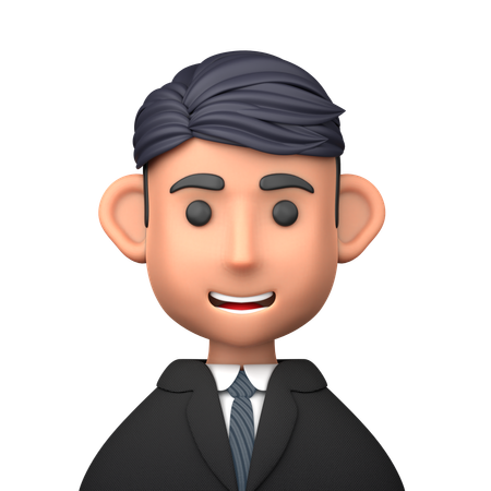 Empresario  3D Icon