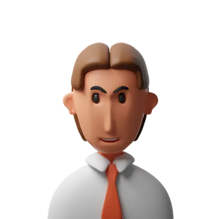 Homem de negocios  3D Icon