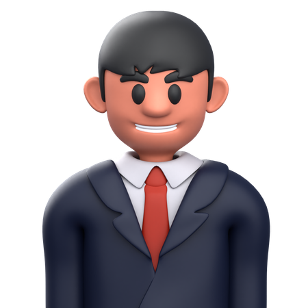 Empresario  3D Icon