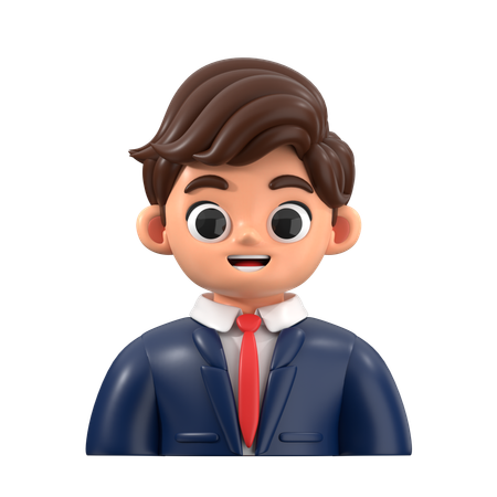 Homem de negocios  3D Icon