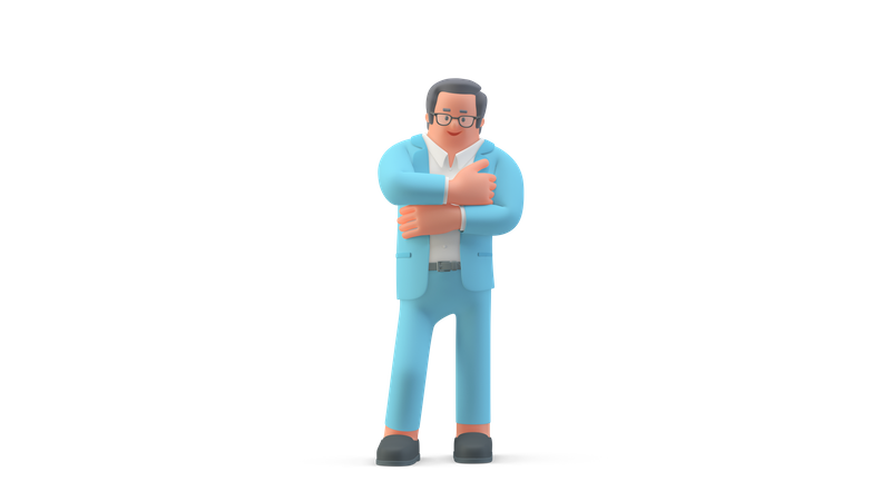 Homem de negocios  3D Illustration