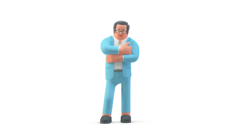 Homem de negocios  3D Illustration