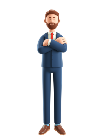 Empresario  3D Icon