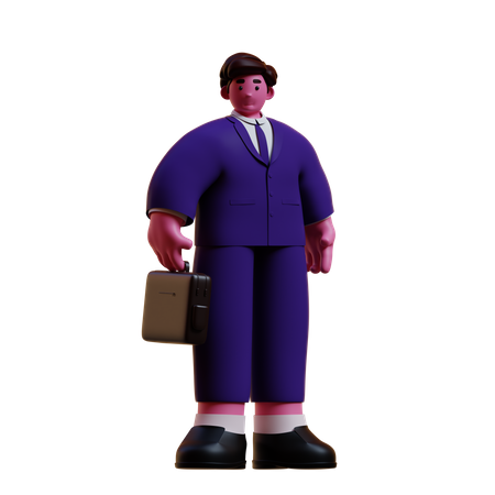 Empresario  3D Icon
