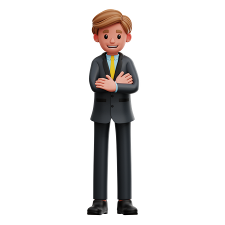 Empresario  3D Icon