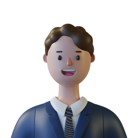 Homem de negocios  3D Illustration