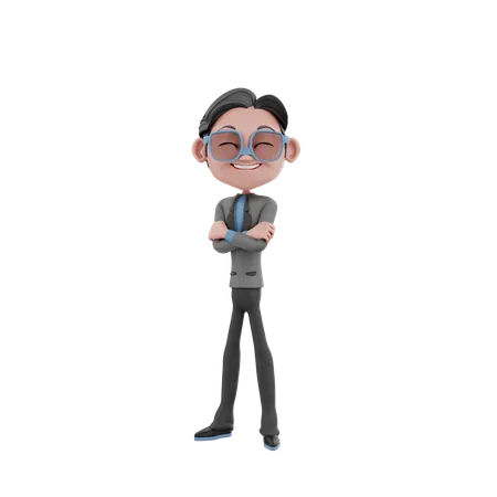 Homem de negocios  3D Illustration