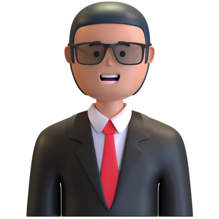 Homem de negocios  3D Illustration
