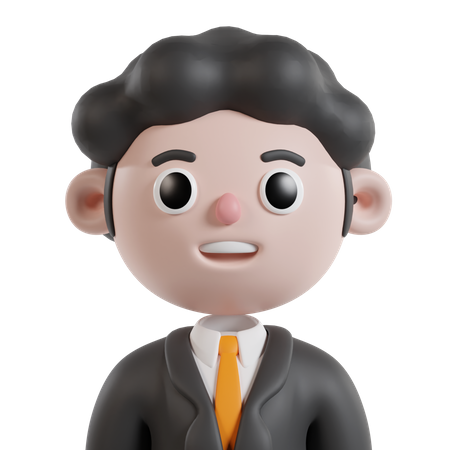 Empresario  3D Icon