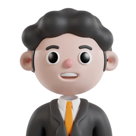 Empresario  3D Icon