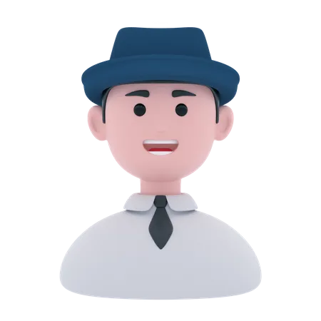 Empresario  3D Icon