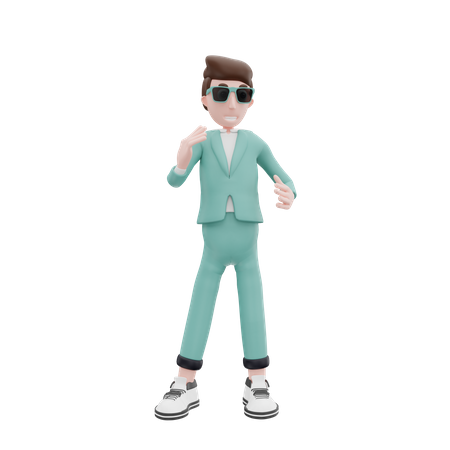 Empresário discutindo  3D Icon