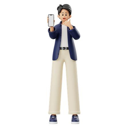 Empresario haciendo marketing de productos  3D Icon