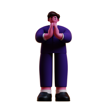 Empresario se disculpa  3D Icon