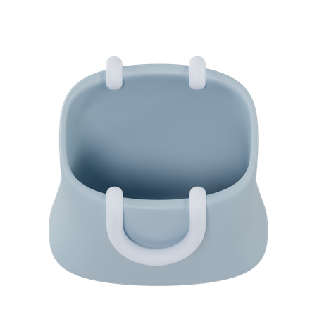 空のバッグ  3D Icon